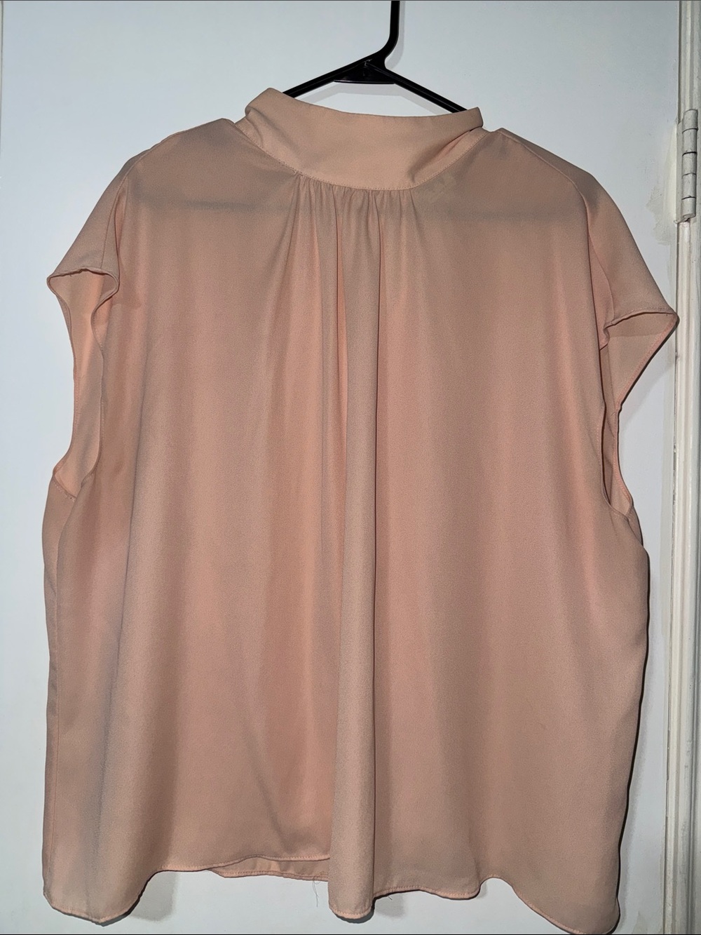 Worthington Sleeveless Mock Neck Blouse - Blush